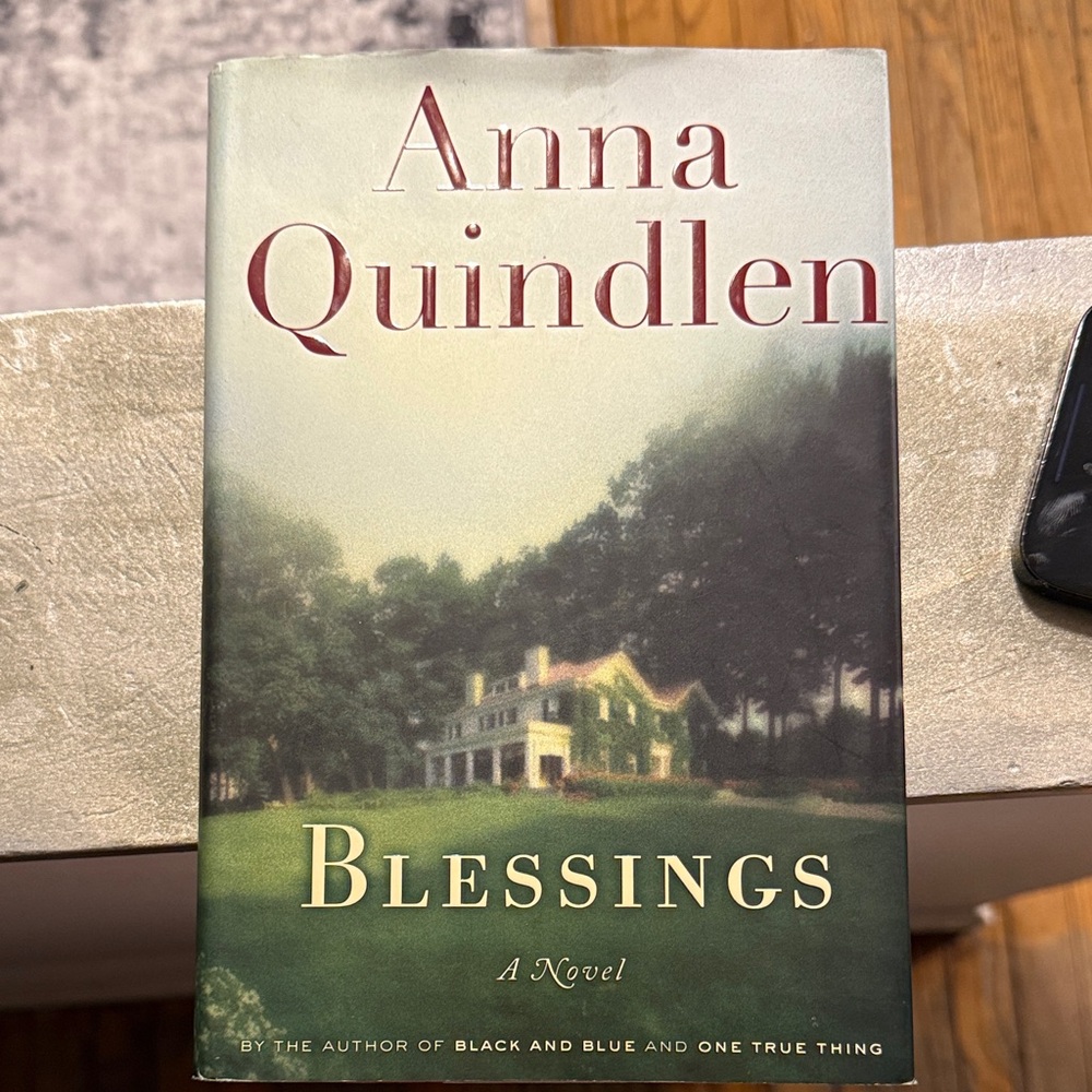 'Blessings' Novel - Green and White Cover